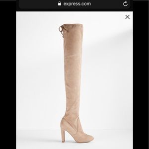 EXPRESS thigh high stretch boots